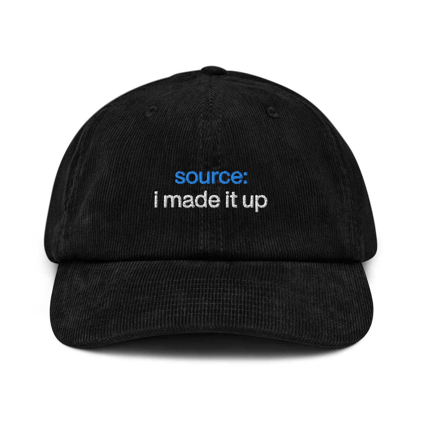 source: i made it up hat