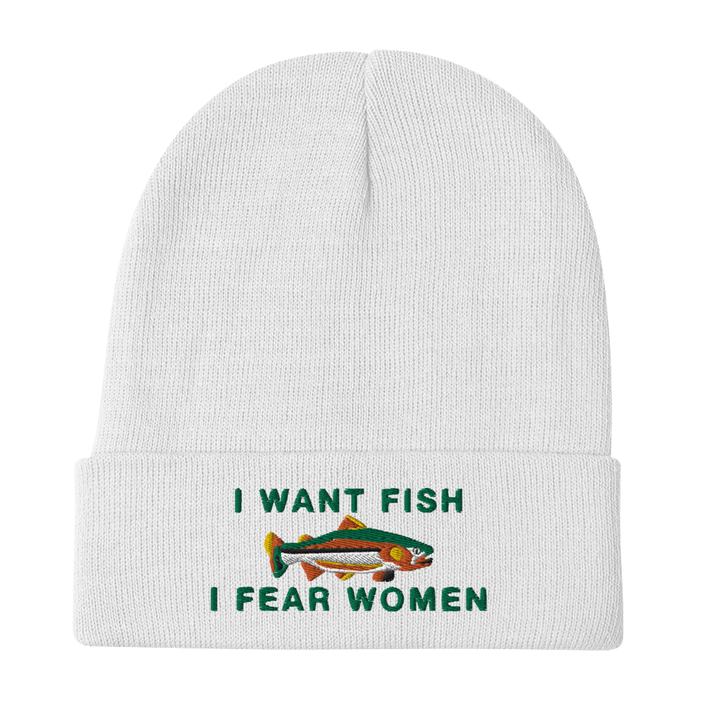 i want fish beanie